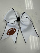 Scallop Football Bow
