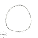 Classic 2MM Sterling Silver Beaded Bracelet