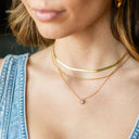Contemporary Faux Diamond Necklace - Water Resistant
