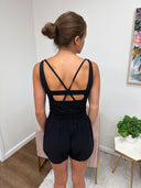 Woven Shortsie Romper
