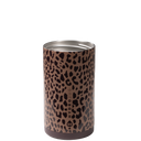 Brown Leopard HydroJug 16 oz Can Cooler