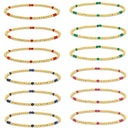 Stone Accented Stretch Bracelets