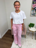 Pink Breeze Stripe Pant