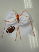 Scallop Football Bow