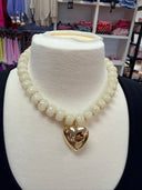 Candy Stone Heart Necklace