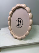 Hazel Mazel Oval Scalloped Frame