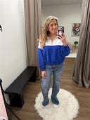 Sutton Colorblock Zip Pullover
