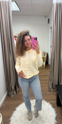 Lila Stripe Cardigan