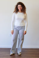 Kylie Pinstripe Pants