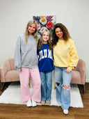 Lulu Mac Sweatshirt Royal/White