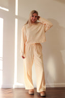 Lulu Mac Yellow Stripe Pants