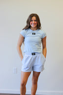 Lulu Mac Light Blue Babydoll Top