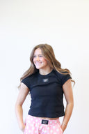 Lulu Mac Black Babydoll Top