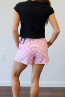 Lulu Mac Light Pink Polka Dot Boxer Short
