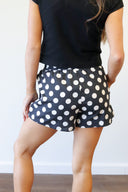 Lulu Mac Black Polka Dot Boxer Short