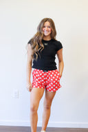 Lulu Mac Red Polka Dot Boxer Short