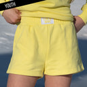 Lulumac Kid Terry Cloth Shorts Yellow