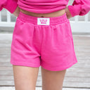 Lulumac Terry Cloth Short Hot Pink