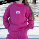 Lulumac Kid Longsleeve Terrycloth Top Hot Pink