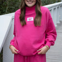 Lulumac Terrycloth Longsleeve Hot Pink