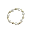 Gold Pearl Ring