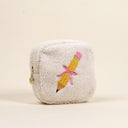 Square Pencil Me In Teddy Pouch