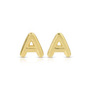 Assorted Initial Studs on Velvet