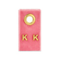 Assorted Initial Studs on Velvet