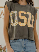 Gameday Quilted Puff Ink Smoke Tank