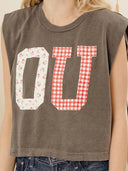 Gameday Quilted Puff Ink Smoke Tank